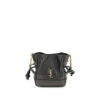 Saint Laurent Black Lamb Ovis Aries Aries Clutch Bag