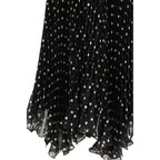Valentino Black Silk Skirt