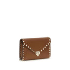 Valentino Garavani Bicolor Calf Leather Bos Taurus Wallet