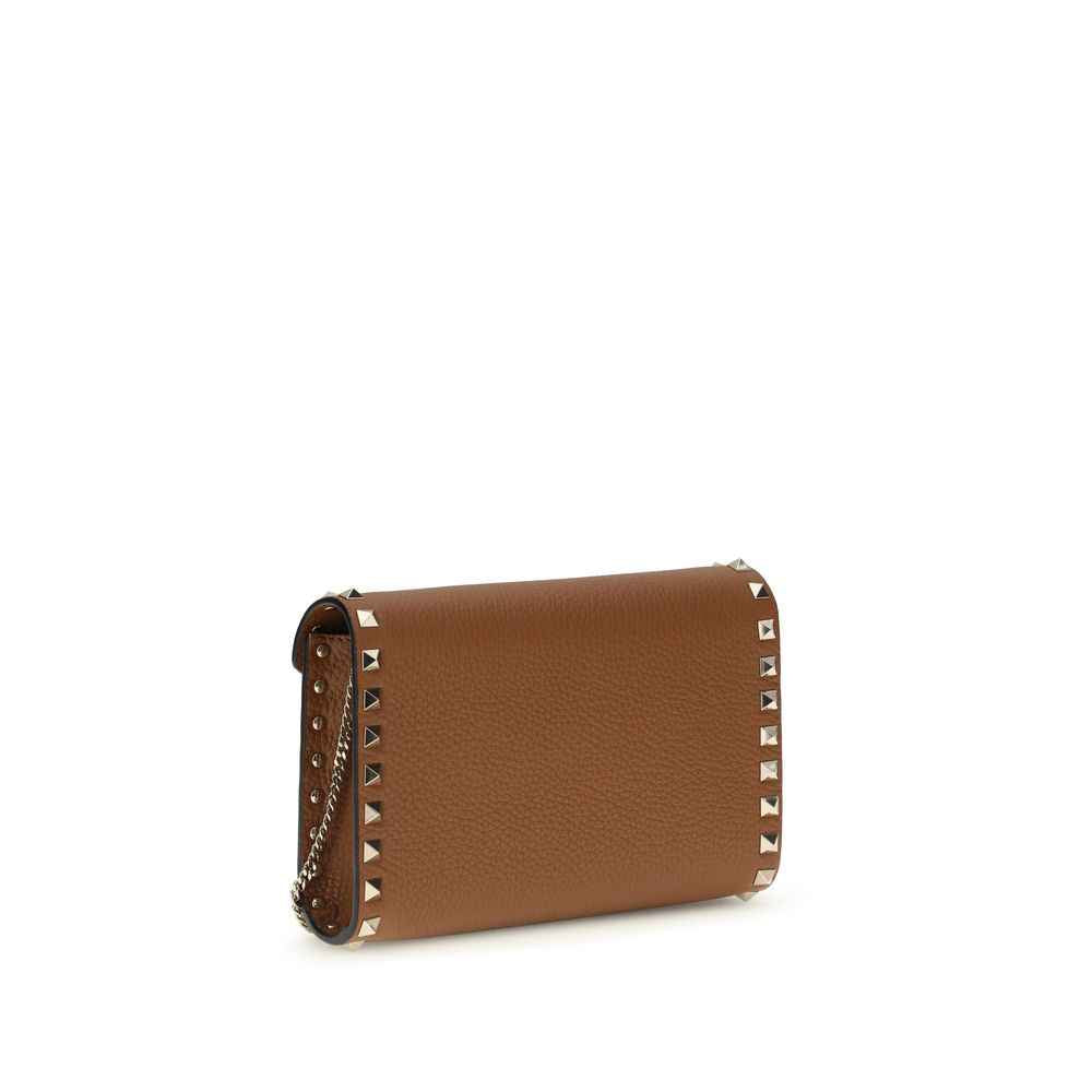 Valentino Garavani Bicolor Calf Leather Bos Taurus Wallet