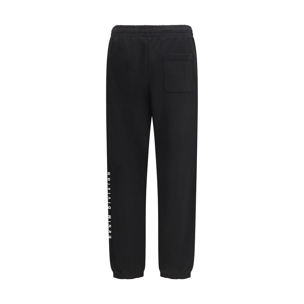 Diesel Black Cotton Casual Pants