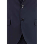 Lardini Blue Wool Two-Piece Suit