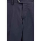 Lardini Blue Wool Two-Piece Suit