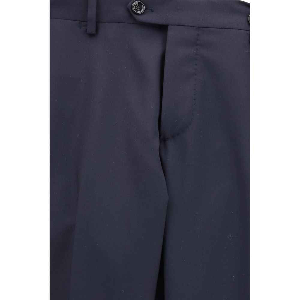 Lardini Blue Wool Two-Piece Suit