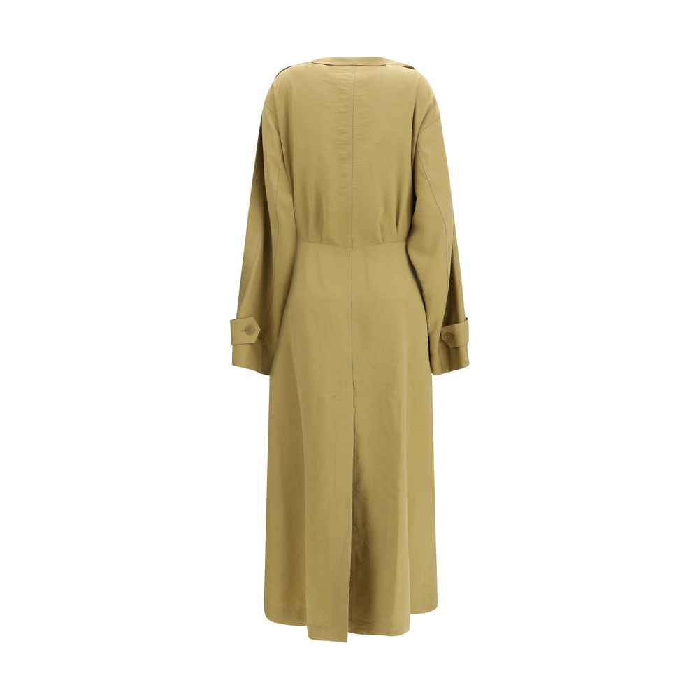 Petar Petrov Beige Lyocell Trench Coat