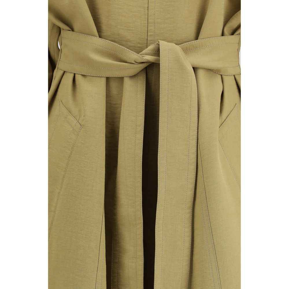 Petar Petrov Beige Lyocell Trench Coat