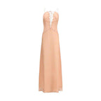 Kristina Ti Multicolor Silk Casual Dress