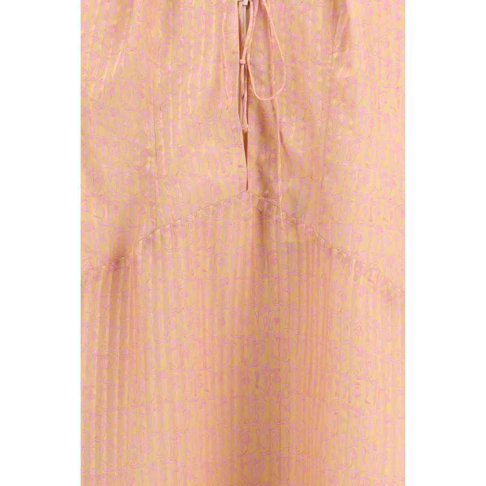 Kristina Ti Multicolor Silk Casual Dress