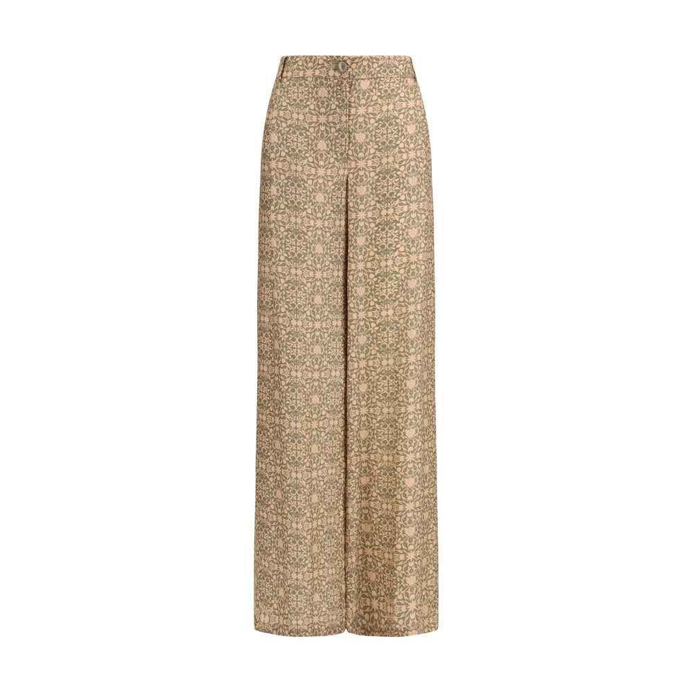 Kristina Ti Multicolor Viscose Casual Pants