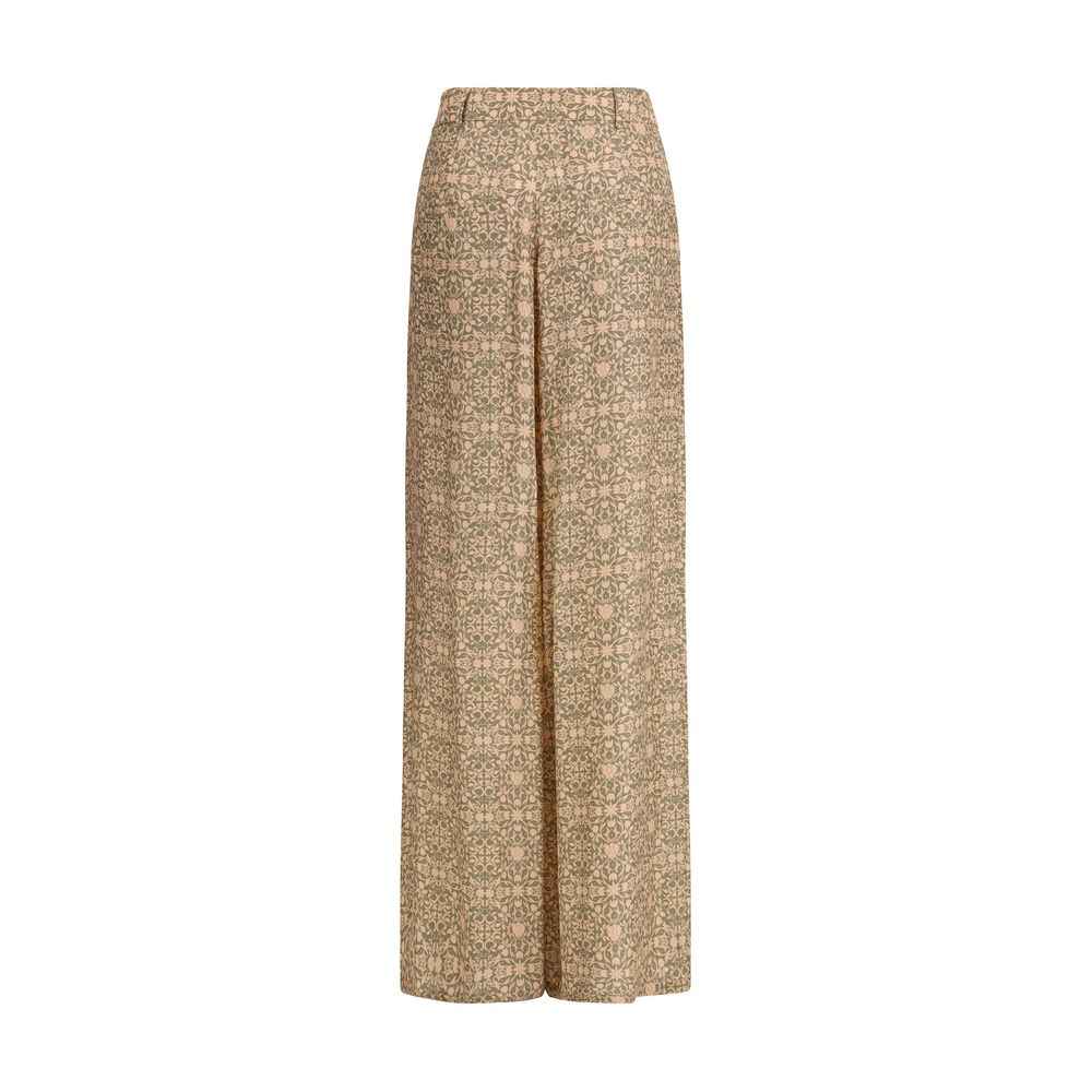 Kristina Ti Multicolor Viscose Casual Pants