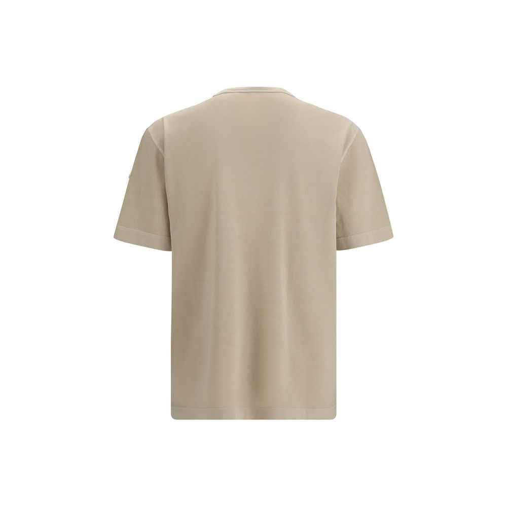 Moncler Beige Cotton T-Shirt