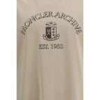 Moncler Beige Cotton T-Shirt