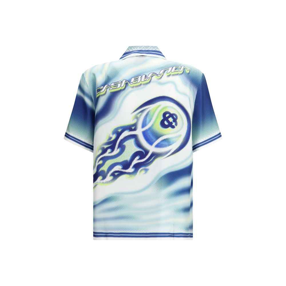 Casablanca Multicolor Silk Dress Shirt