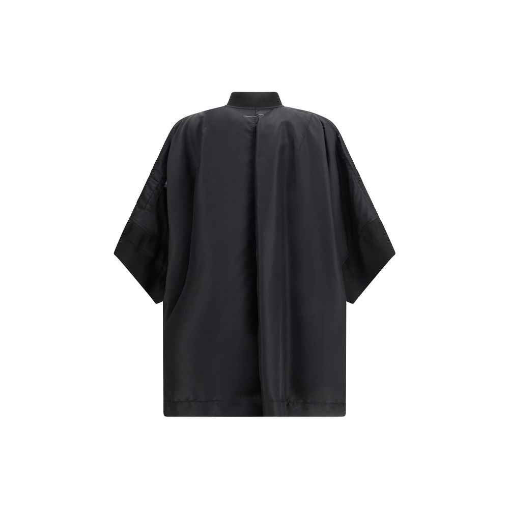 MM6 Black Polyamide Cloacks