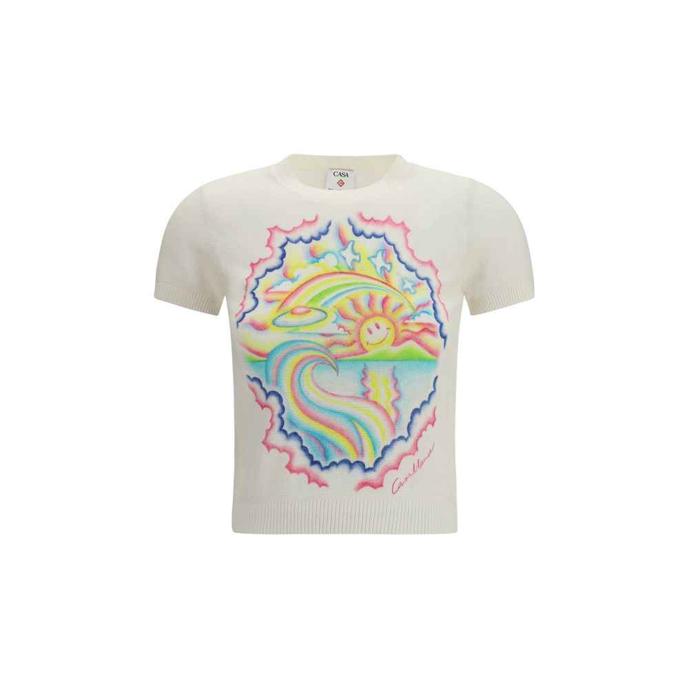Casablanca Multicolor Cotton T-Shirt