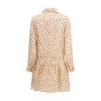 Kristina Ti Multicolor Ramie Casual Dress