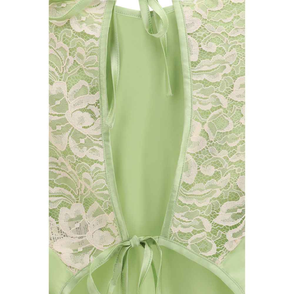Kristina Ti Bicolor Silk Blouse