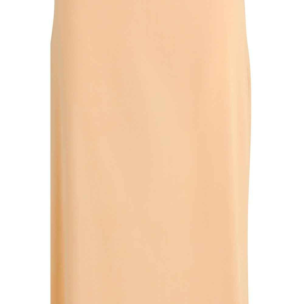 Kristina Ti Orange Silk Long Skirt