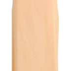 Kristina Ti Orange Silk Long Skirt
