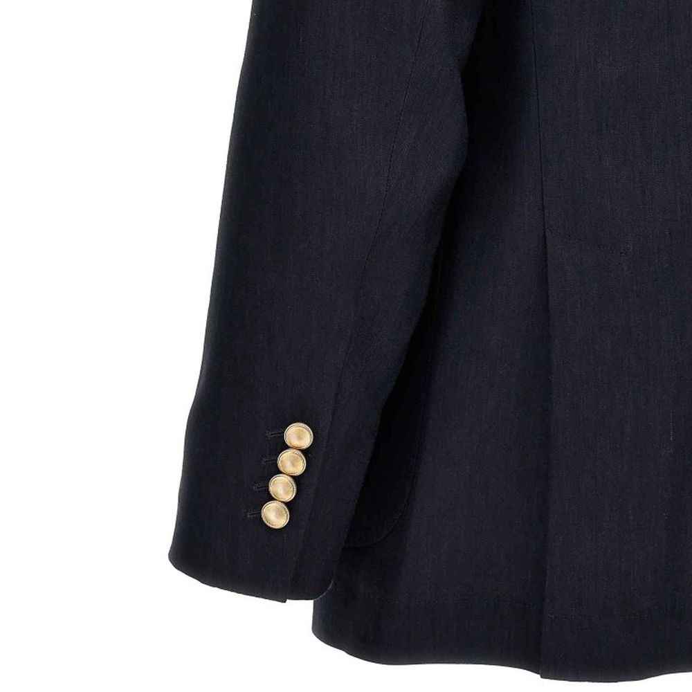 Brunello Cucinelli Blue Linen Blazer