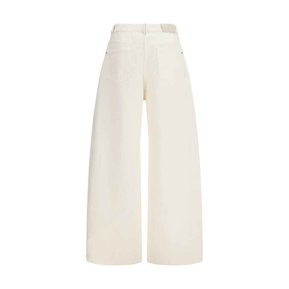 Brunello Cucinelli Beige Cotton Pants