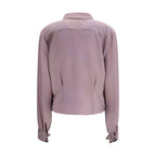 Maison Margiela Purple Silk Shirt