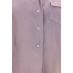 Maison Margiela Purple Silk Shirt