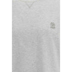 Brunello Cucinelli Gray Cotton T-Shirt
