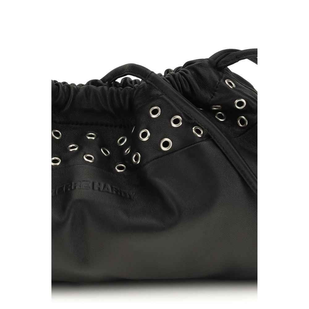Pierre Hardy Black Calf Leather Bos Taurus Clutch Bag