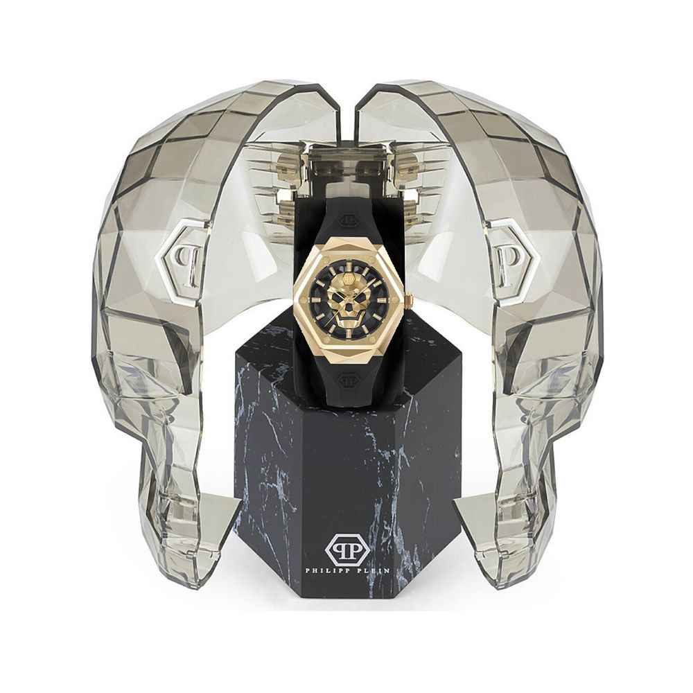 Philipp Plein Black Synthetic Dress Watch