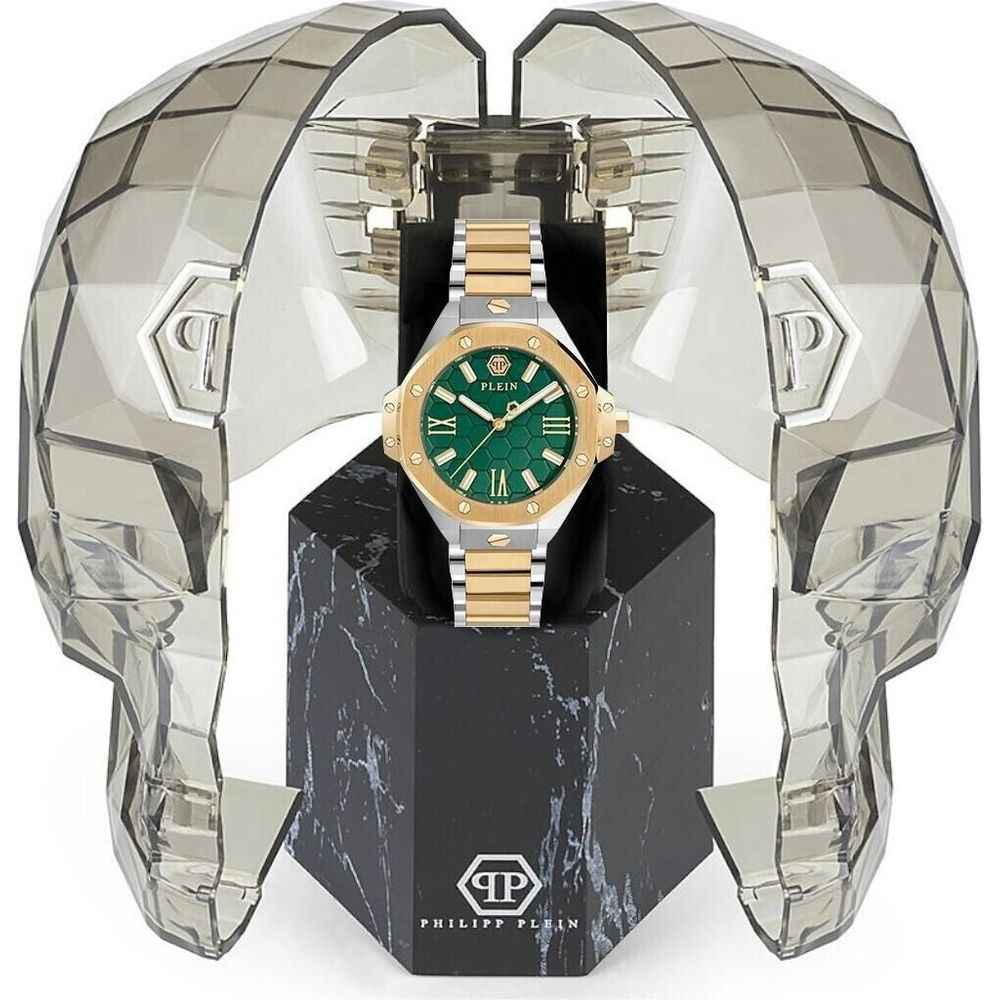 Philipp Plein Gold Stainless Steel Dress Watch