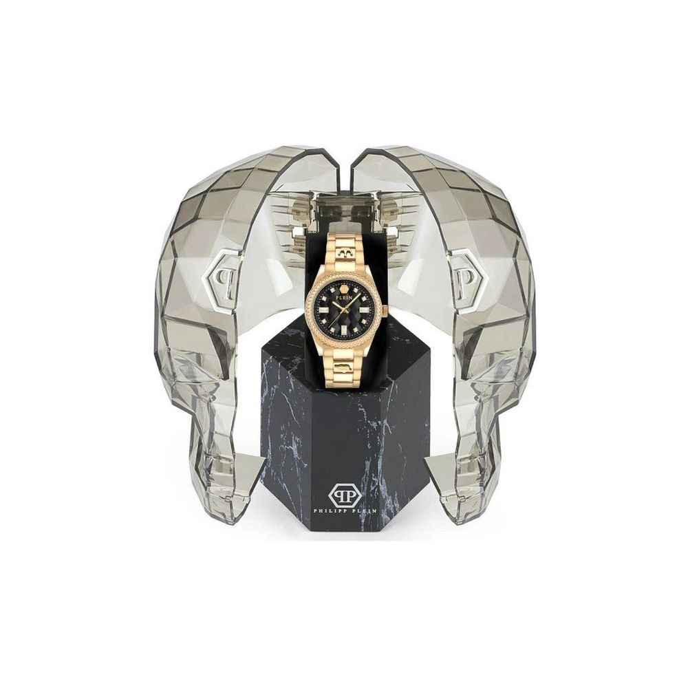 Philipp Plein Gold Stainless Steel Dress Watch