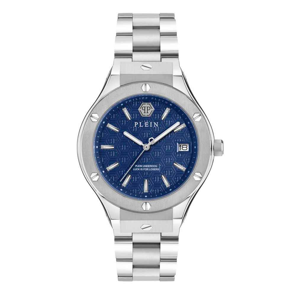 Philipp Plein Gray Stainless Steel Dress Watch