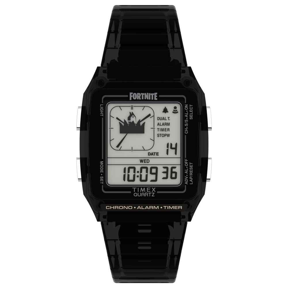 Timex Black Rubber Digital Watch