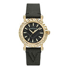 Versace Black Fur Dress Watch