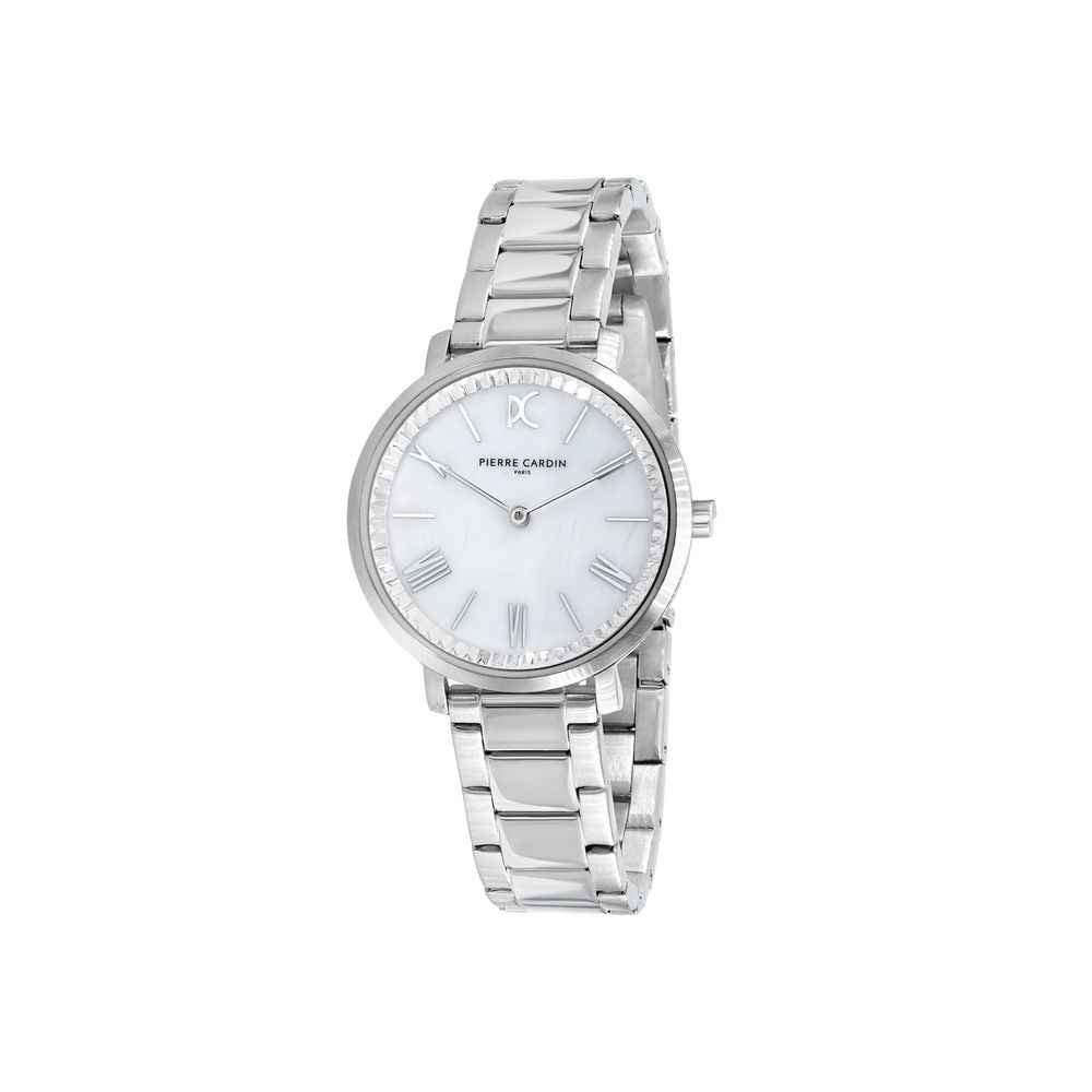 Pierre Cardin Gray Stainless Steel Dress Watch
