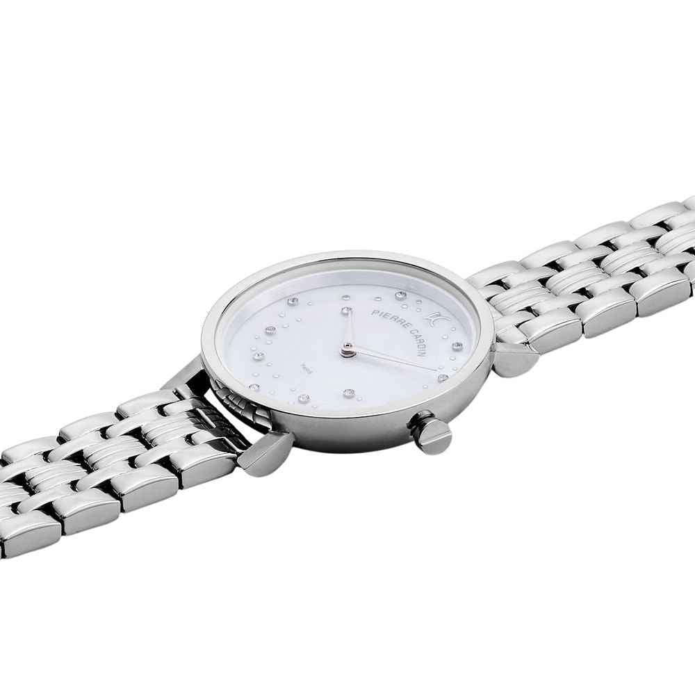 Pierre Cardin Gray Stainless Steel Dress Watch