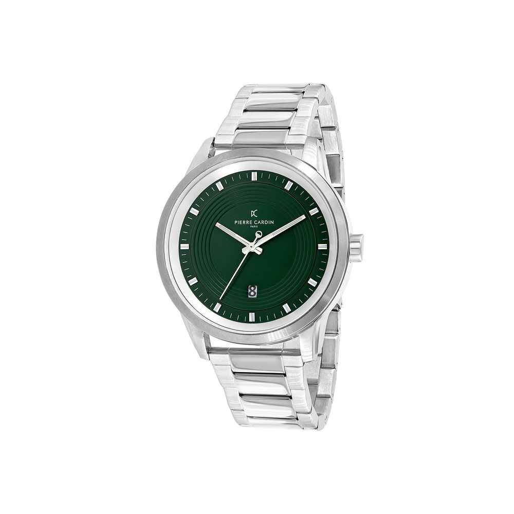 Pierre Cardin Gray Stainless Steel Dress Watch