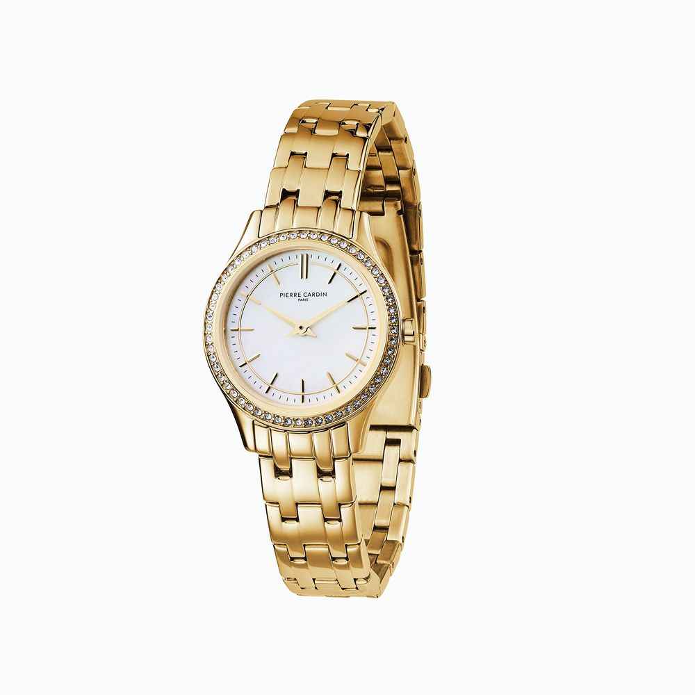 Pierre Cardin Gold Stainless Steel Dress Watch