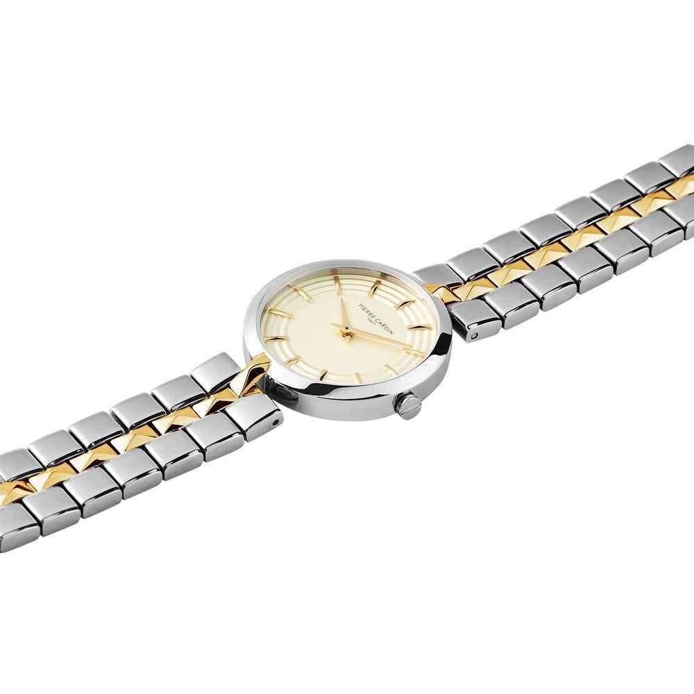 Pierre Cardin Gray Stainless Steel Dress Watch