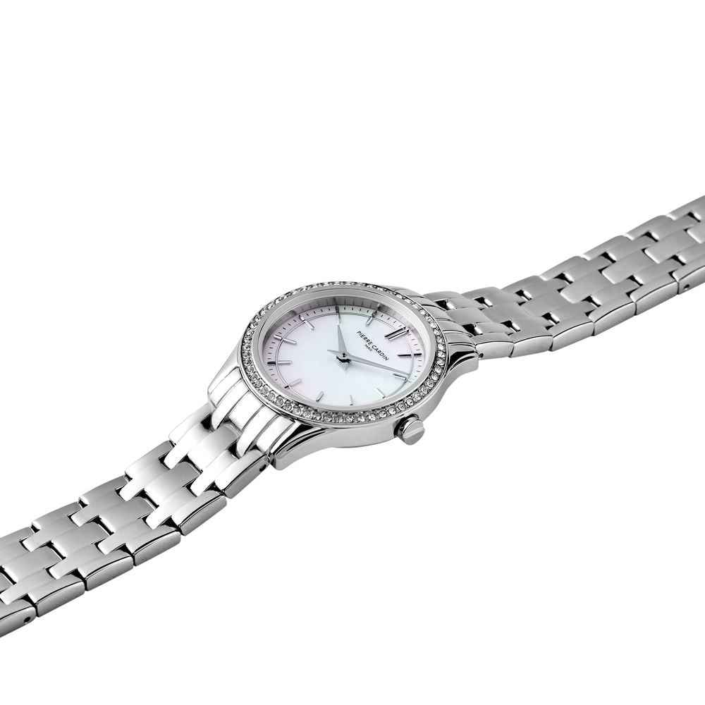 Pierre Cardin Gray Stainless Steel Dress Watch
