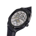Pierre Cardin Black Leather Dress Watch