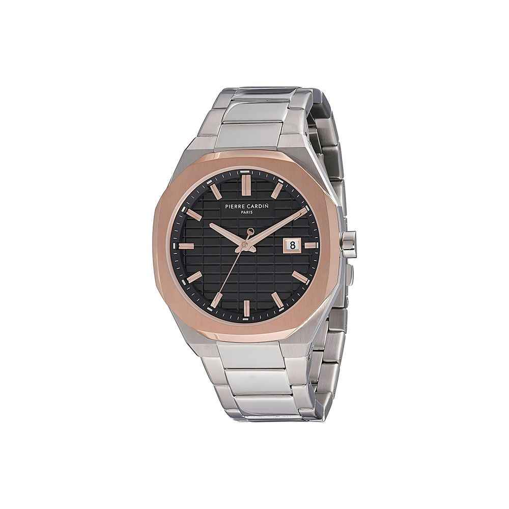 Pierre Cardin Gray Stainless Steel Dress Watch