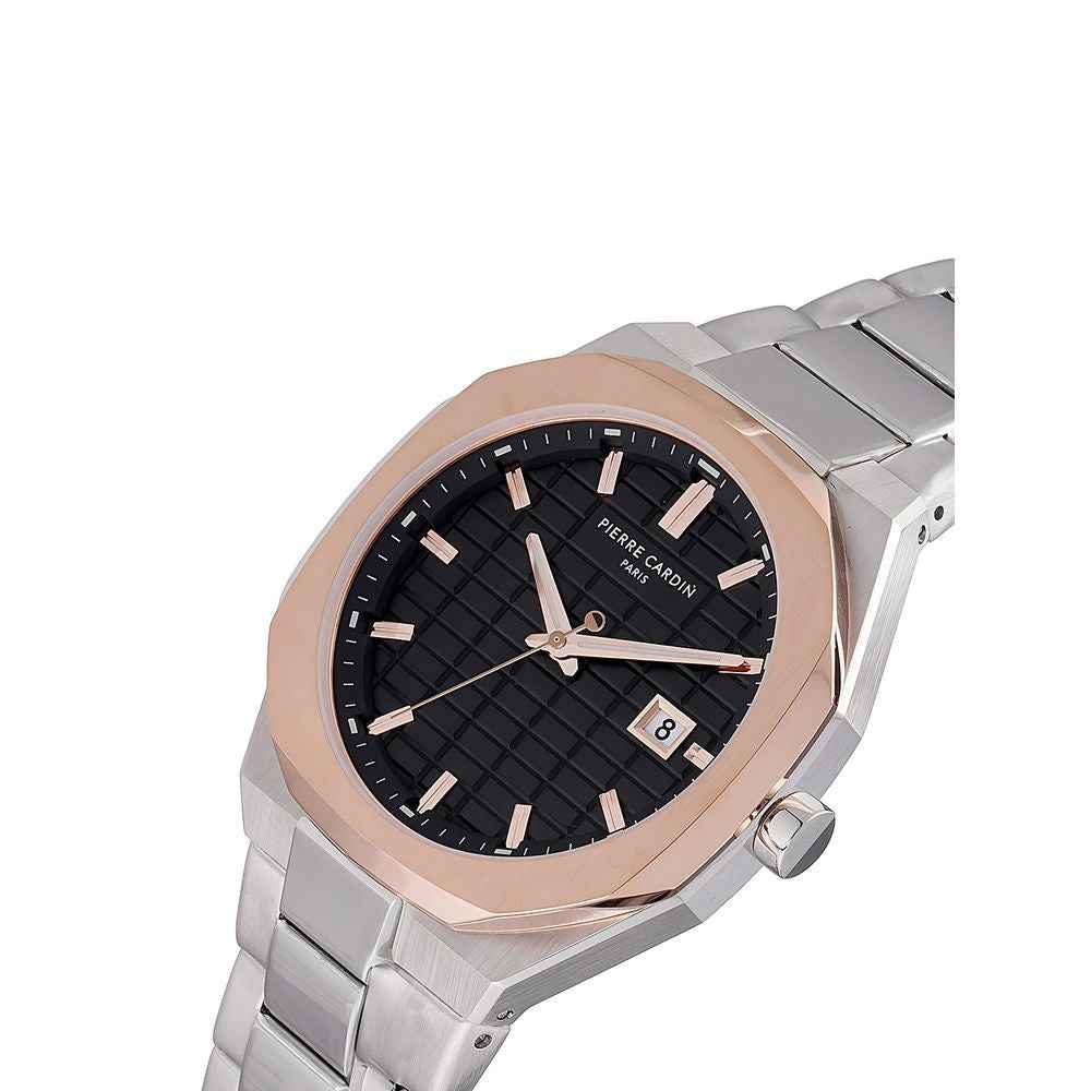 Pierre Cardin Gray Stainless Steel Dress Watch