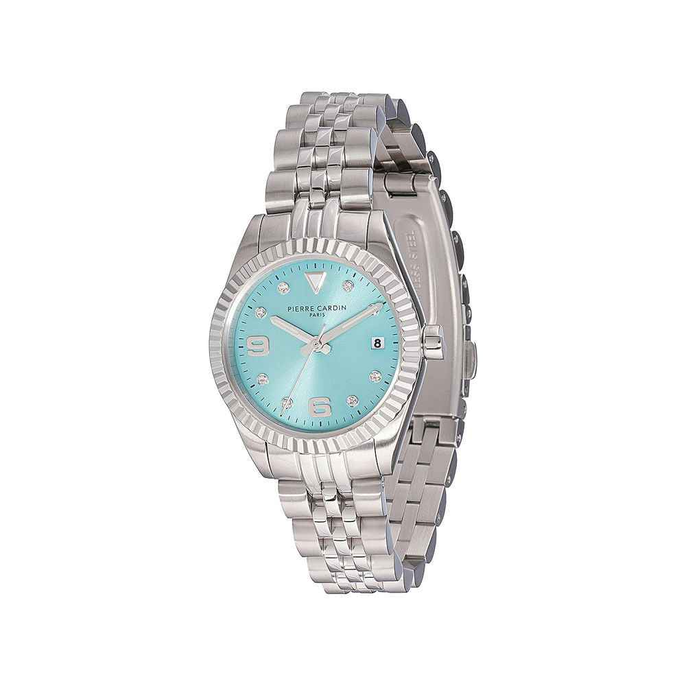 Pierre Cardin Gray Stainless Steel Dress Watch