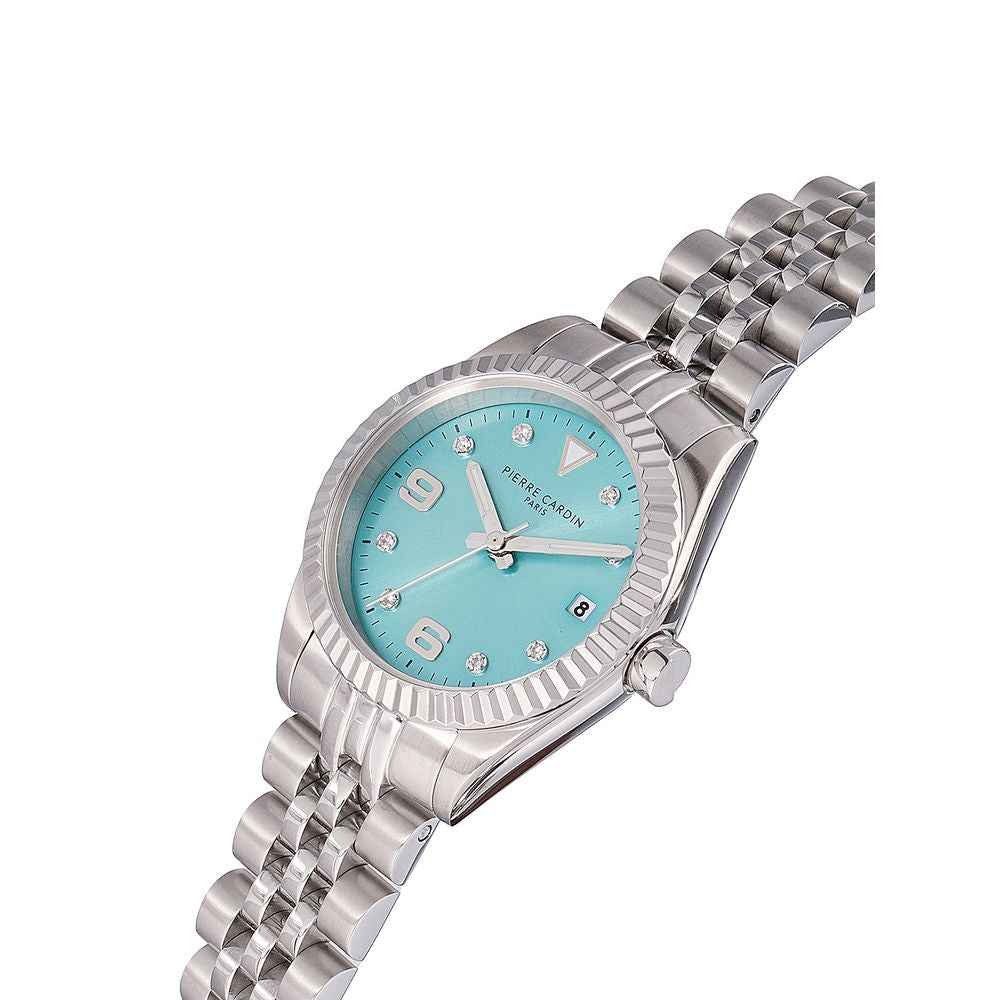 Pierre Cardin Gray Stainless Steel Dress Watch