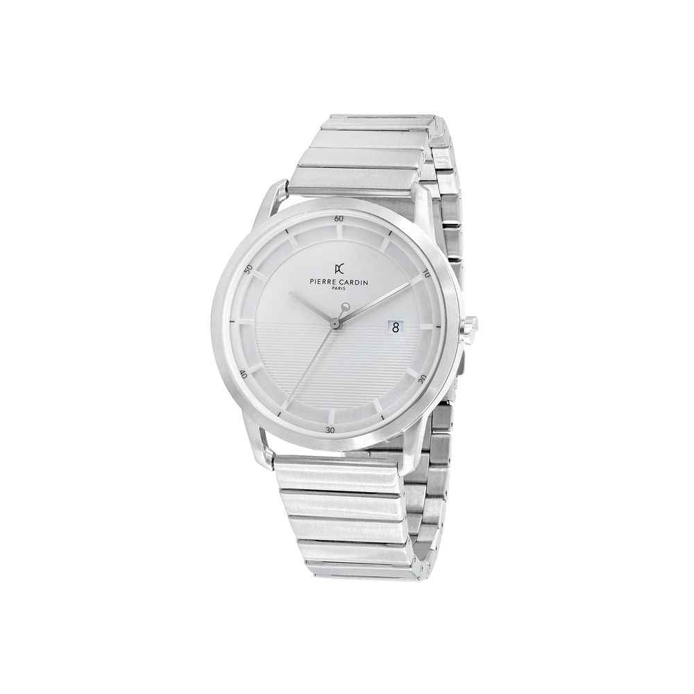 Pierre Cardin Gray Stainless Steel Dress Watch