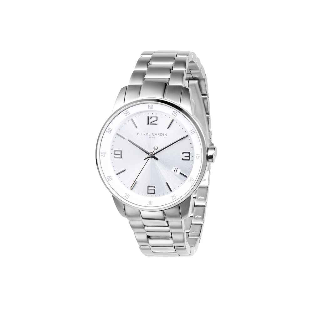Pierre Cardin Gray Stainless Steel Dress Watch