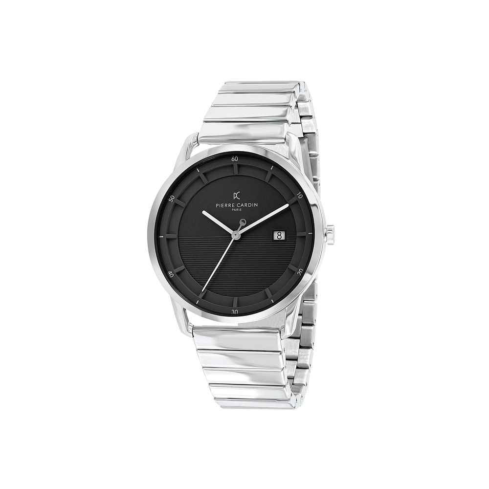 Pierre Cardin Gray Stainless Steel Dress Watch