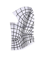 Dolce & Gabbana Men White Stripes Nylon Ski Mask Balaclava Hat